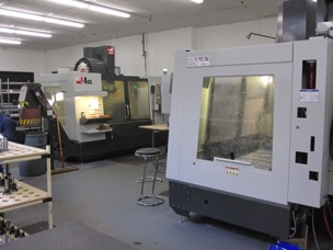 My two Haas milling machine in my machine shop