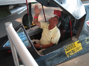 Dad enjoying the Museum of flight