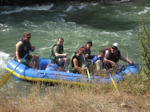 White water rafting at the Tieton River