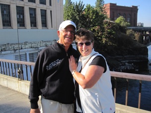 Mom and dad at Spokane falls