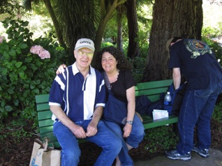 Visiting the Golden Gate park.  <hr> Besuch im Golden Gate Park.