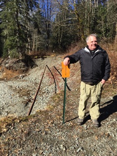 This is Ken with whom I made the first hike of the year.  <hr>  Das ist Ken mit dem ich meine erste Wanderung unternommen habe.