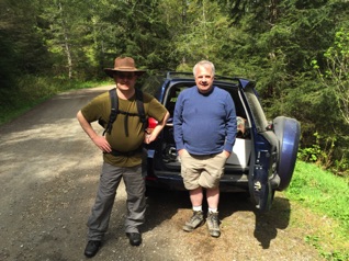 Second hike to Lake Berkeley.  <hr>  Zweite Wanderung zum Lake Berkeley.