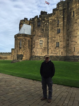 Christian at Alnwick Castle.  The Percy family resides there during the winter months.  We were able to tour some of the estate in their absence.  Expansive collections of art, porcelain, literary masterpieces intermixed with bean bag chairs, flat screen TV's, family photos, fuss ball tables, ping pong… Not just a museum for the public, but also a home!